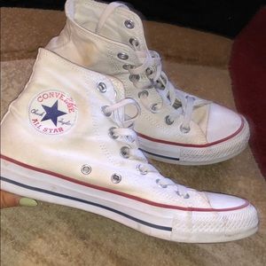 whit hightop converse